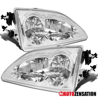 Fit 1994-1998 Ford Mustang GT SVT Cobra Headlights Lamps Replacement Left+Right • $58.99