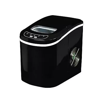 Miraklass 2.2L Portable Ice Cube Maker Commercial Machine Stainless Steel Black • $201.95