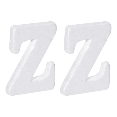 £3.75 • Buy Foam Letters Z Letter EPS White Polystyrene Letter Foam 100mm/4 Inch, Pack Of 2