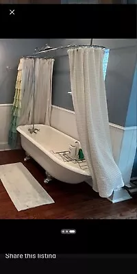 Clawfoot Bathtub Cast Iron Vintage Bathroom Professionaly Restored • $700