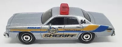 2008 Matchbox 1978 Dodge Monaco Sheriff Police Car Silver 1:71 Scale Loose  • $7.99