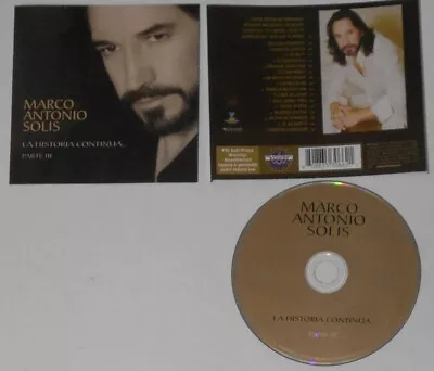 Marco Antonio Solis - La Historia Continua Parte III - U.S. Cd • $6.26