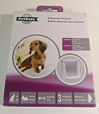 £10.88 • Buy PetSafe Staywell Original 2 Way Pet Door Cat Or Dog Flap, Small - White