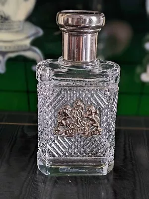 Vintage Ralph Lauren Glass Perfume Bottle Lion Emblem • £12