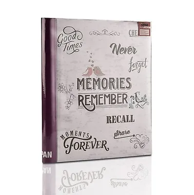 Large Self Adhesive Photo Album 20 Sheets Hold Various Sized Up To A4 XMAS GIFT • £17.99