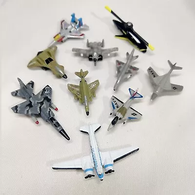 Lot Of 10 Micro Planes Jets Chopper Fun Rise Micro Machines LGTI Commercial • $10