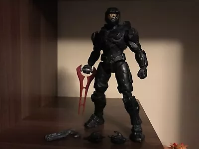 Jazwares Spartan Collection Walgreens Master Chief Black Armor CUSTOM • $35