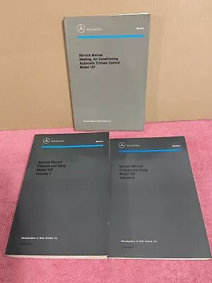 Mercedes- Benz Model 107 Chassis Body & AC Service Repair Shop Manuals • $229.95