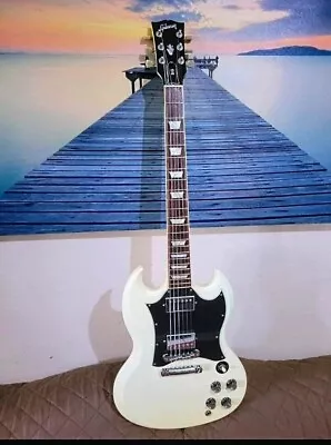 $1800 • Buy Gibson SG Standard Polaris White 2006 With Original Hard Case - Electric Guitar