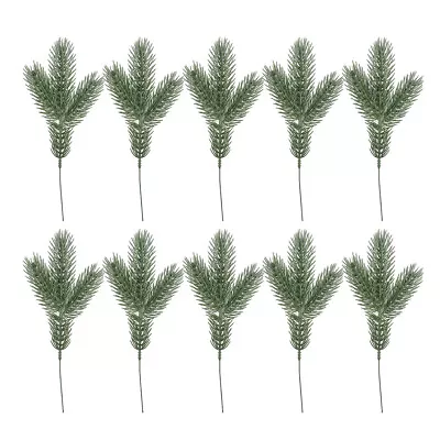 10Pcs 28cm Artificial Pine Branch Christmas Garland Wreath Decoration DIY Crafts • $13.13