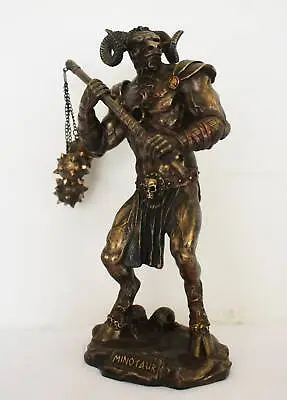 Minotaur - Mythical Creature - LabyrinthMinosTheseus - Cold Cast Bronze Resin • $179.90