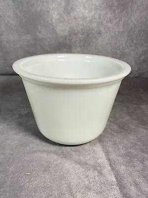 Large White Milk Glass Mixer Mixing Bowl Vintage 9”x9”x6.5” NO BRAND MARKING • $21.99