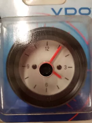 VDO 370101 Cockpit White Clock 2 1/16  • $100