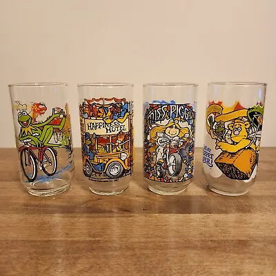Vintage 1981 The Great Muppet Caper McDonald's Complete Glasses Set Of 4 • $29.99