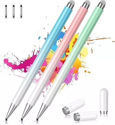 Stylus Pen 2 In 1 Touch Screen Universal For IPad IPhone Samsung Galaxy Tablet • $17.99