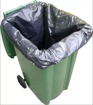 £139.99 • Buy Bin Bags Clear Heavy Duty Wheelie Liners Refuse Sacks UK Made Strong Large 240L