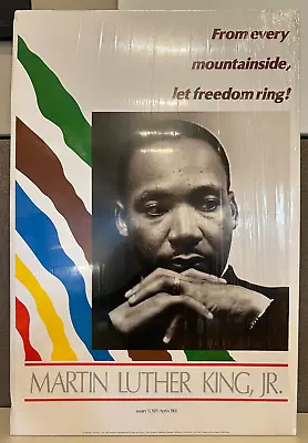 Vintage Pomegranate Martin Luther King Jr Let Freedom Ring! 1929-1968 Poster NEW • $119.95