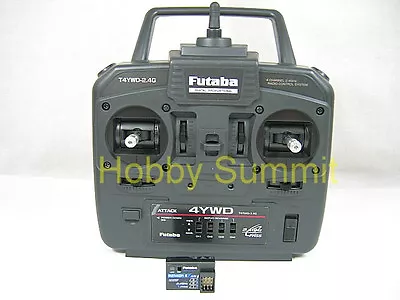 Futaba 2 4GHz 4-Channel  ATTACK 4YWD  Re 1/15 1/16 R/C Tank DMD Full Opt MF Unit • $129