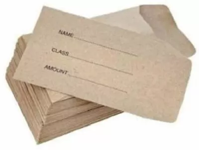 15 X 80 Money Wallets Envelopes Printed Wage Petty Cash Dinner Money 70mmx105mm • £17.89