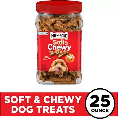Milk-Bone Soft & Chewy Dog Treats Chicken 25 Ounce • $20.90