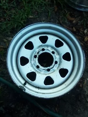 16  6lug Steel Nissan Truck Rim • $50