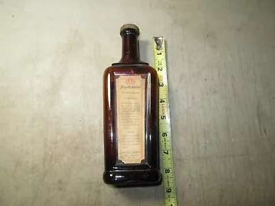 Reed & Carnrick TROPHONINE Quack Medicine Bottle Early Screw Cap 19.5% Alcohol • $15.99