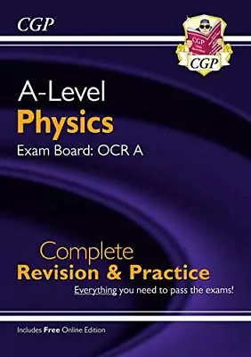 New A-Level Physics: OCR A Year 1 & 2 Complete Revision & Pract .9781789080391 • £4.65