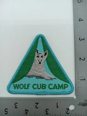 Vintage Boy Scouts Of Canada Badge Patch  Wolf Cub Camp  • $2.99