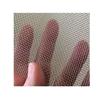 Stainless Steel Woven Wire Mesh Metal Mesh Sheet Metal Security Screen Cabine... • $12.76