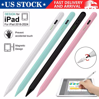 For Apple Stylus Pencil IPad 10/9/8/7/6th Gen Air 5/4/3 IPad Pro 2018-2024 Pen • $11.99