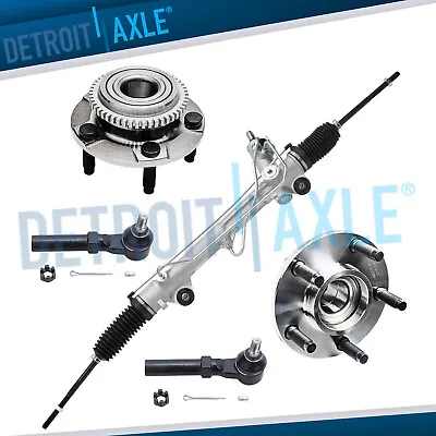 Rack And Pinion + Wheel Hub Bearings + Outer Tie Rods For 1994-2004 Ford Mustang • $223.94