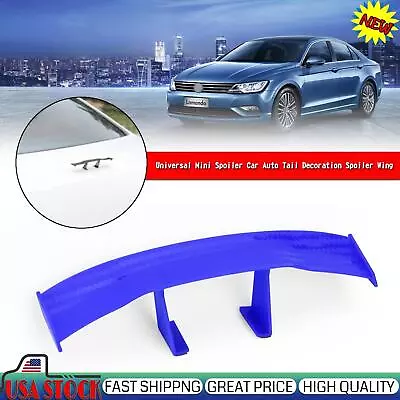Universal Mini Spoiler Car Auto Tail Decoration Spoiler Wing Blue H242 • $8.63