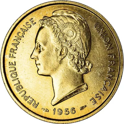 [#1061148] Coin Togo 25 Francs 1956 Paris ESSAI MS Aluminum-Bronze KM:E8 • $114.34