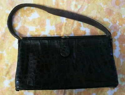 Vintage ~Leather ~Handbag/Purse ~Waldybag  Exclusive ~Made In England ~VGC SC34 • £29.95