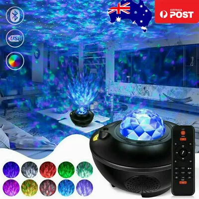 $26.99 • Buy LED Galaxy Starry Night Light Projector Ocean Star Sky Party Baby Kids Room Lamp