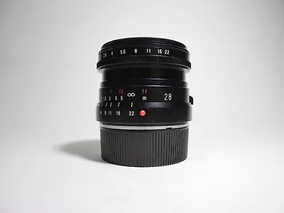 Voigtlander Ultron 28mm F2.0 Type I VM Leica M Mount Lens.  • $495