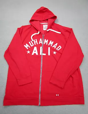 Roots Of Fight Sweater Mens 3XL Muhammad Ali Under Armour Zip Hoodie Sweatshirt • $185.99