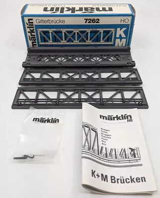 Marklin 7262 HO 7-1/8  Truss Bridge For K&M Tracks • $20.32