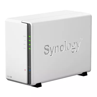 £160 • Buy Synology DiskStation DS213j 2 Bay NAS Drive - Opened Never Used
