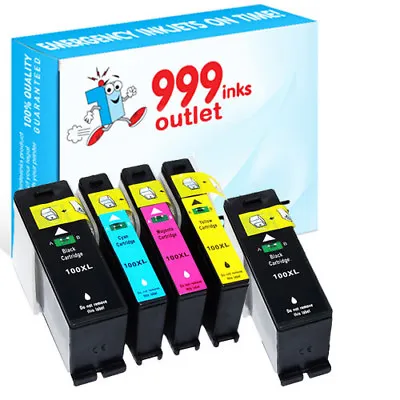 100XL Compatible Printer Ink For Lexmark Impact S305 Intuition S505 - 5 Pack • £9.95