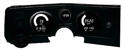 $369.71 • Buy Chevy 1969 Chevelle Digital Dash Panel With White LED Gauges Made In The USA