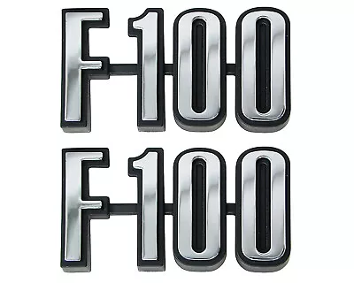 1974-76 F100 Fender Emblems LH-RH Pair Truck Pickup Ford New • $74.90