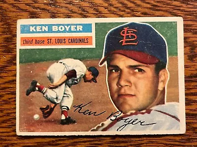 1956 Topps KEN BOYER #14 - St. Louis Cardinals • $2.99