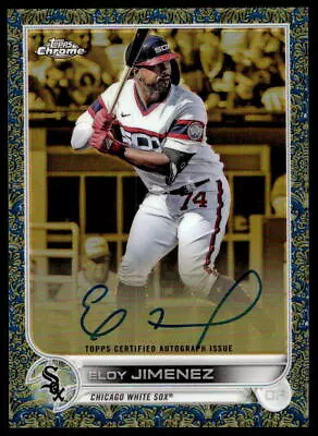 Eloy Jimenez 2022 Topps Gilded GEA-EJ Gold Etch Auto Blue /50 White Sox • $50