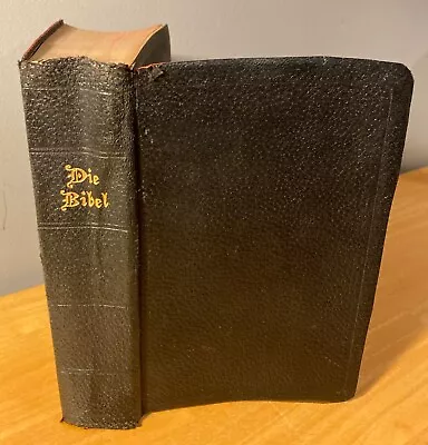 1948 Die Bibel - German Language Bible (D. Martin Luther) Gold Gilt Edges • $39.99