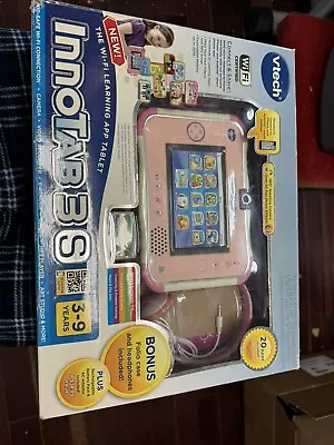 VTech InnoTab 3S Learning Tablet Wifi Game System - Tablet 1588 (TESTED/READ)CIB • $25