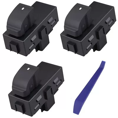 Passenger Window Switch Control 3pcs For Chevrolet Silverado GMC Sierra 22895545 • $19.79