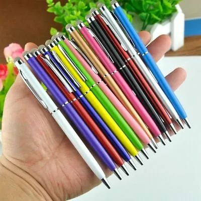 Touch Screen Ballpoint Stylus Pen For Iphone Ipad Tabs Android Phone #25 • £3.45