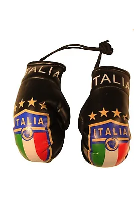 ITALIA ITALY 4 Stars  FIGC Logo  Mini BOXING GLOVES .. New • $5.99