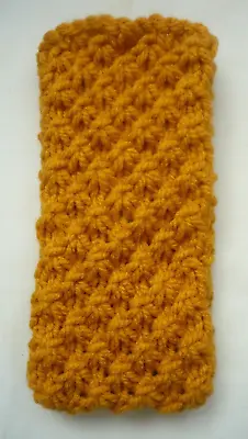 1 X  Hand Knitted Mobile Phone Case/Cover/Pouch/Sock Only 99p  Smart Phone Size • £0.99